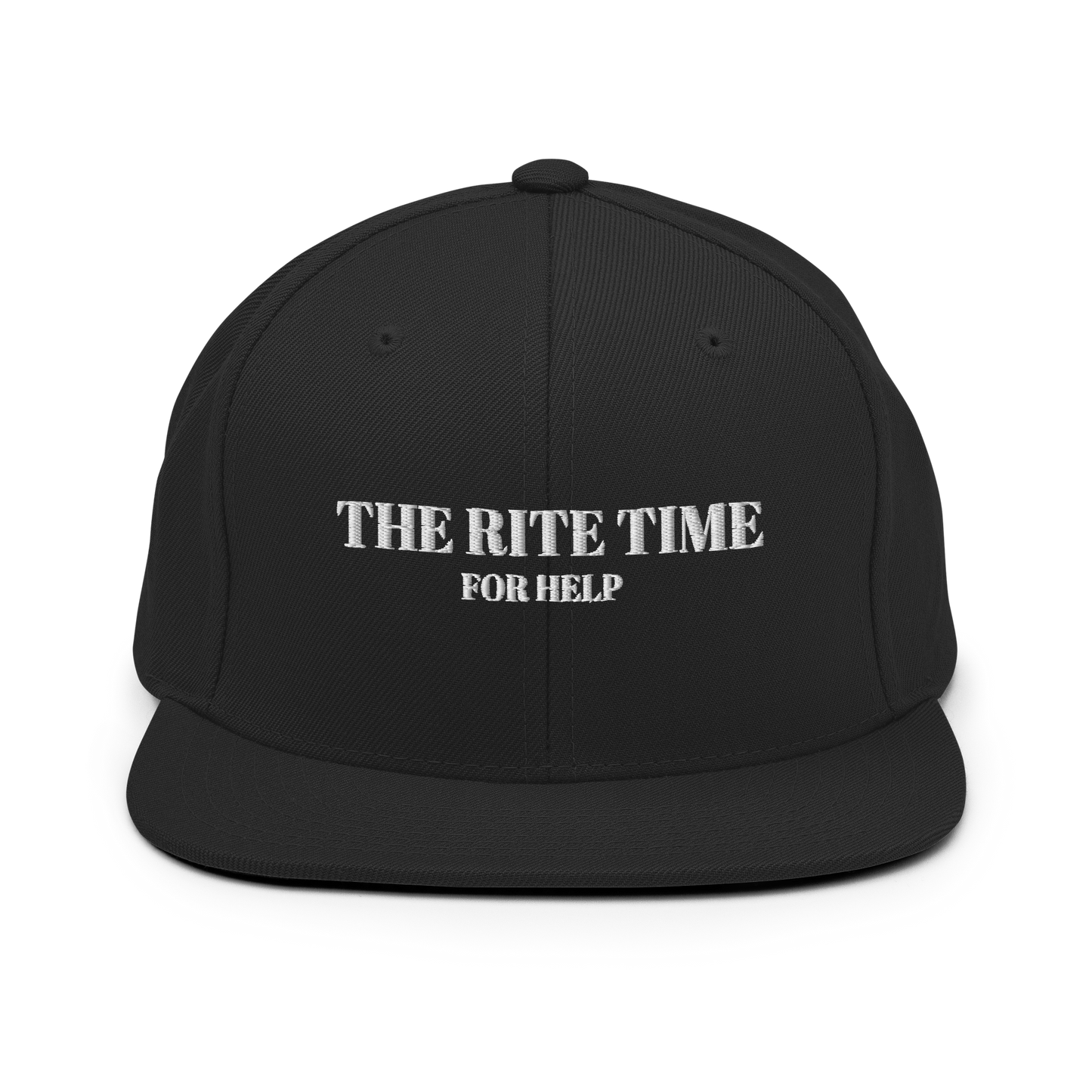 Snapback Hat The Rite Time For Help