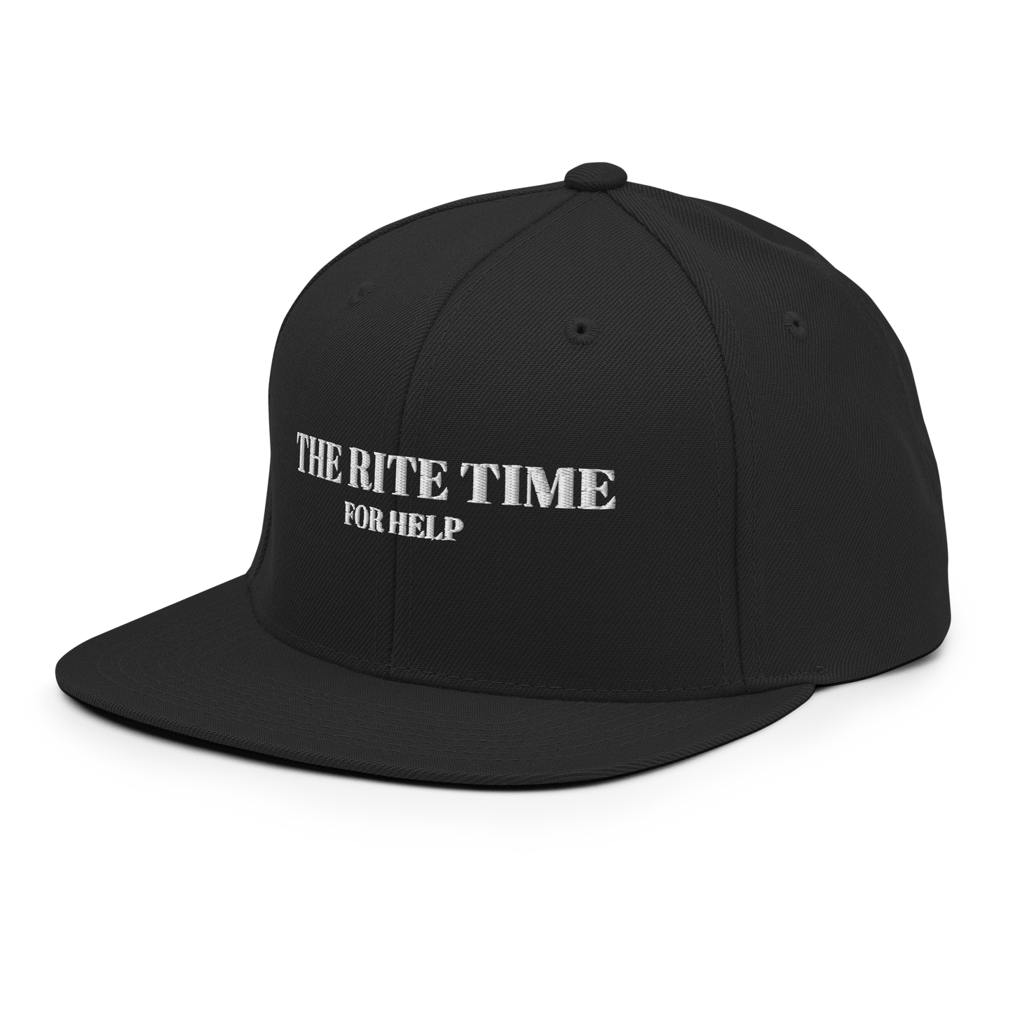 Snapback Hat The Rite Time For Help