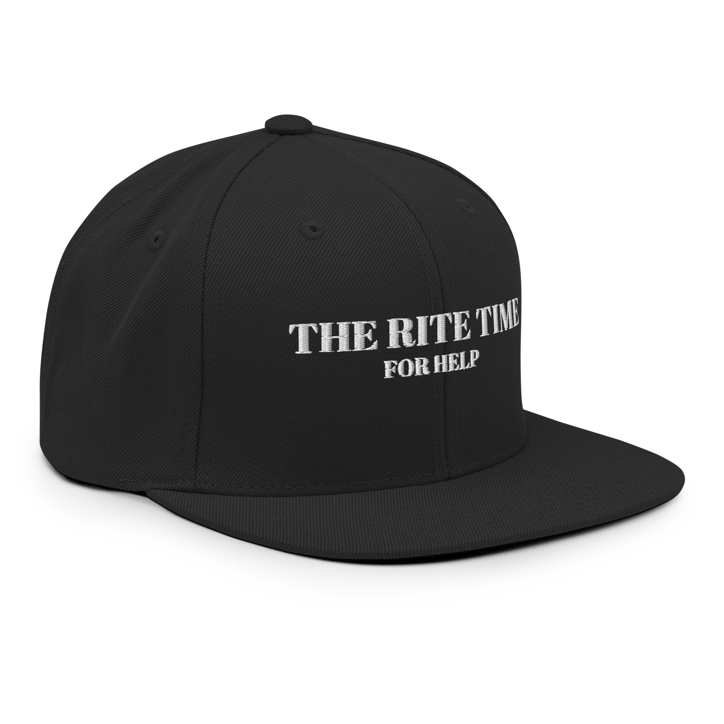 Snapback Hat The Rite Time For Help