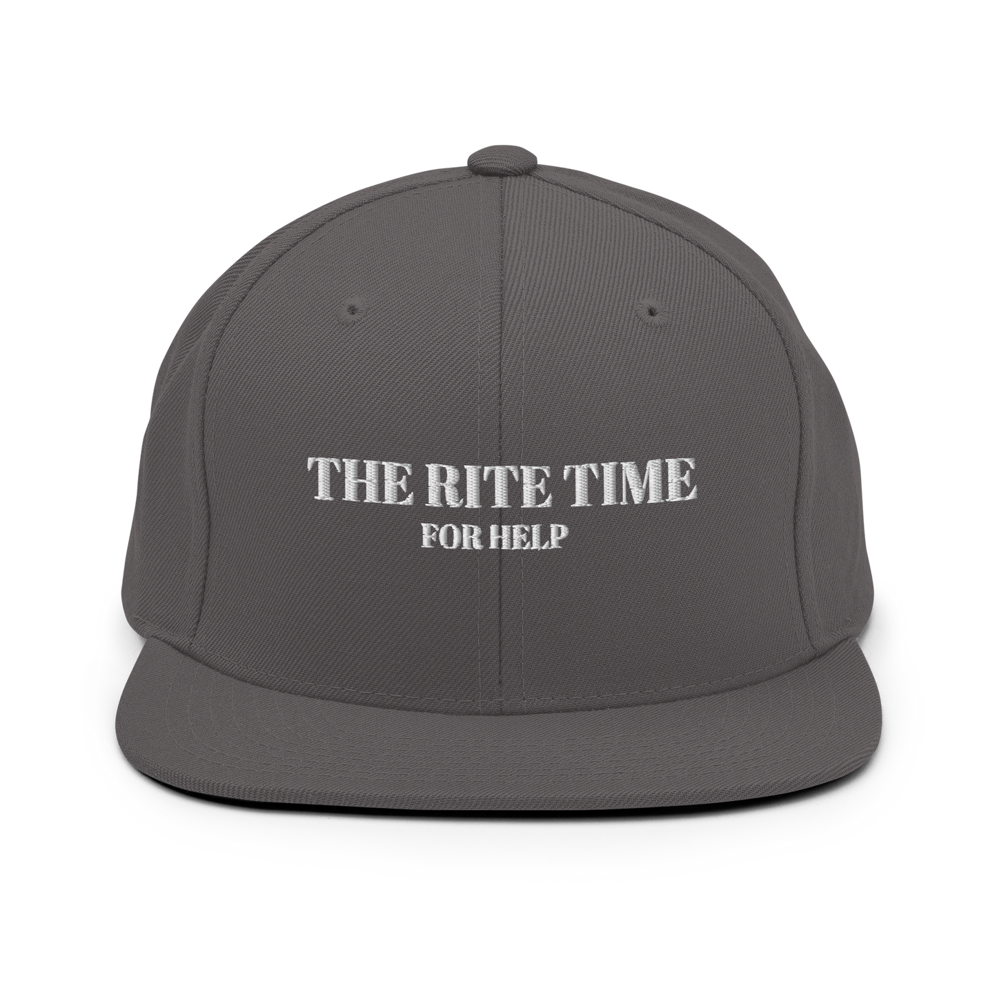 Snapback Hat The Rite Time For Help