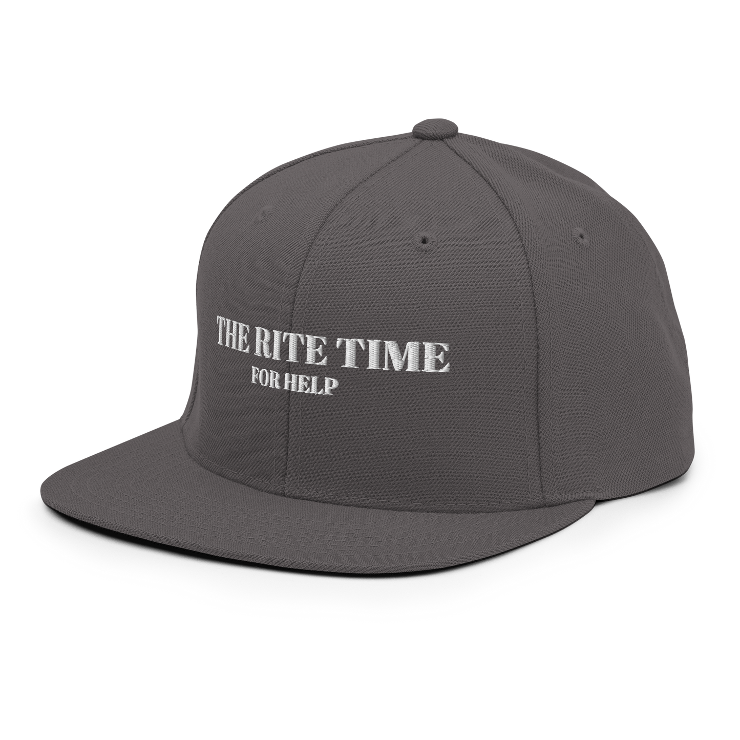 Snapback Hat The Rite Time For Help
