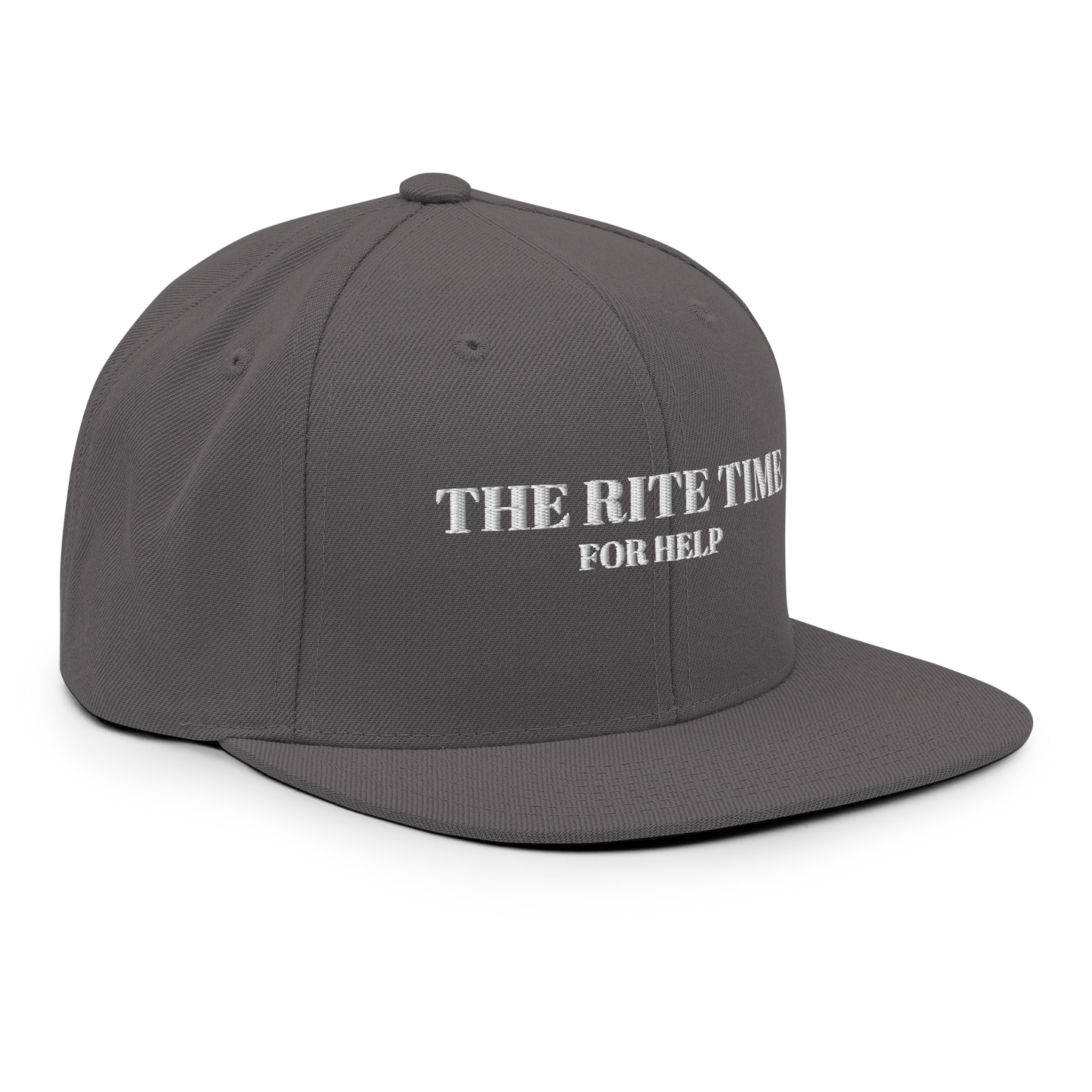 Snapback Hat The Rite Time For Help
