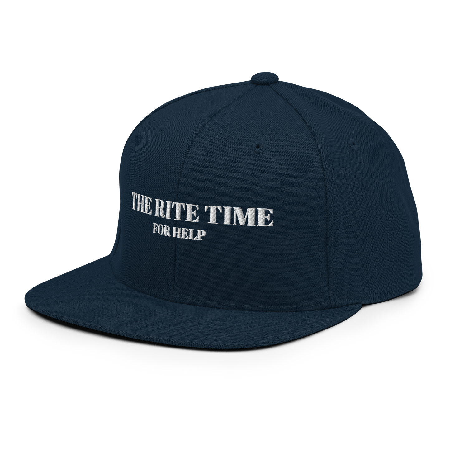 Snapback Hat The Rite Time For Help