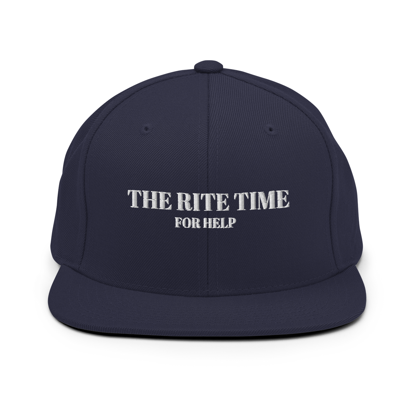 Snapback Hat The Rite Time For Help