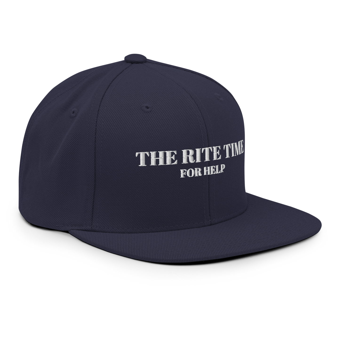 Snapback Hat The Rite Time For Help