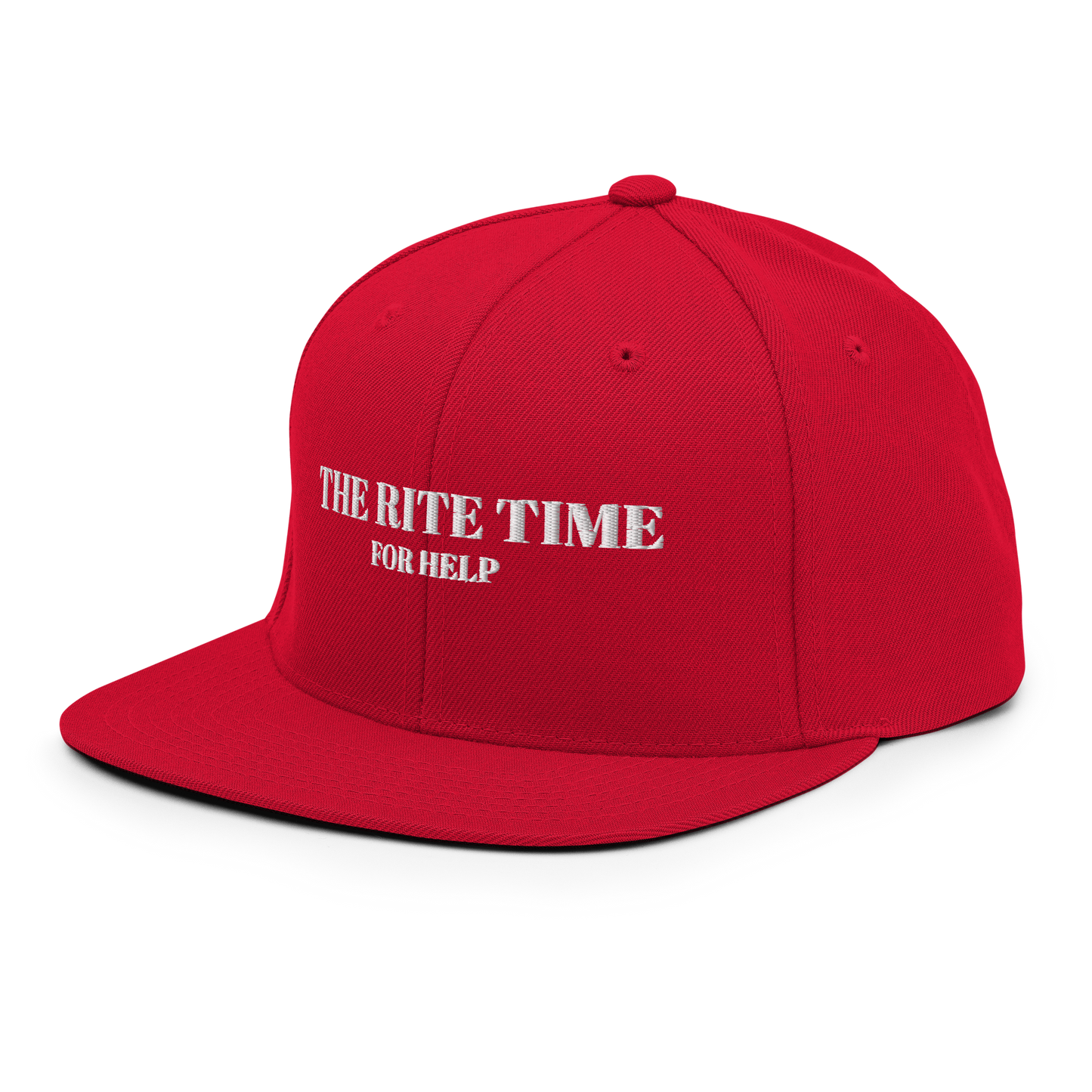 Snapback Hat The Rite Time For Help