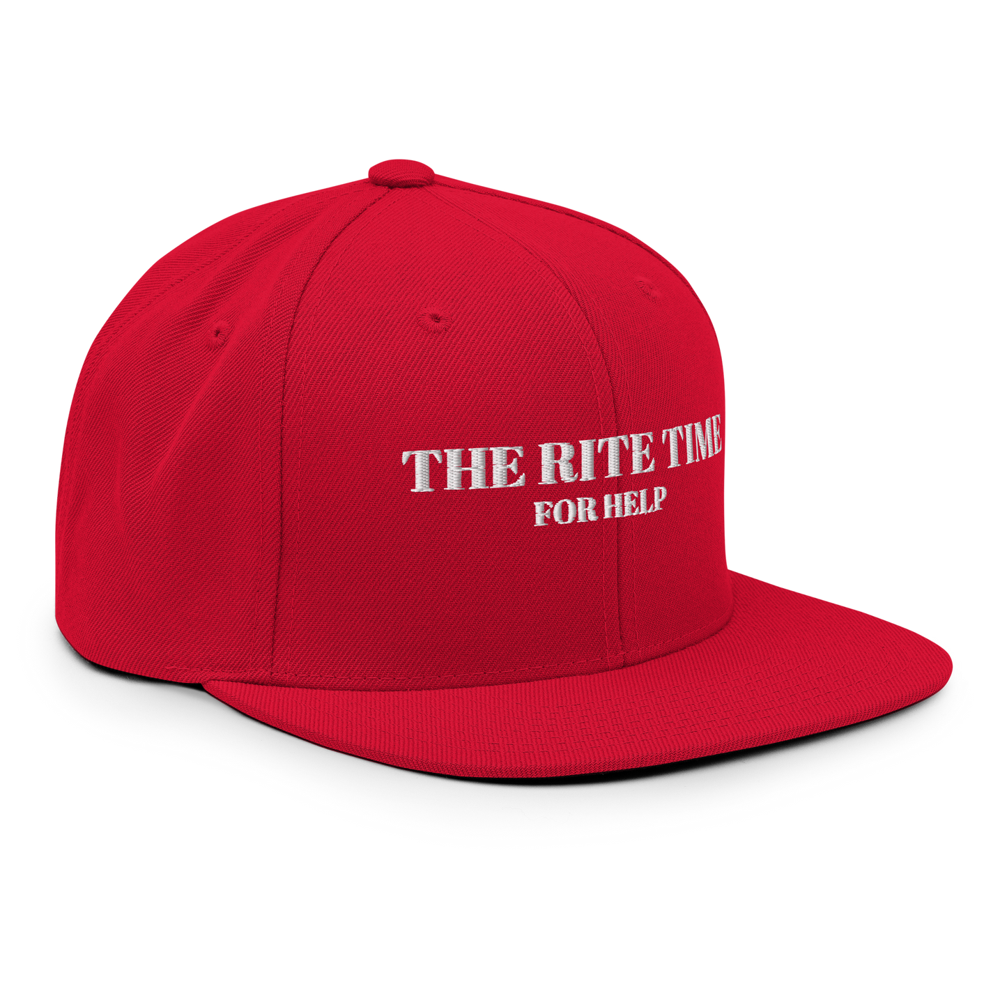 Snapback Hat The Rite Time For Help