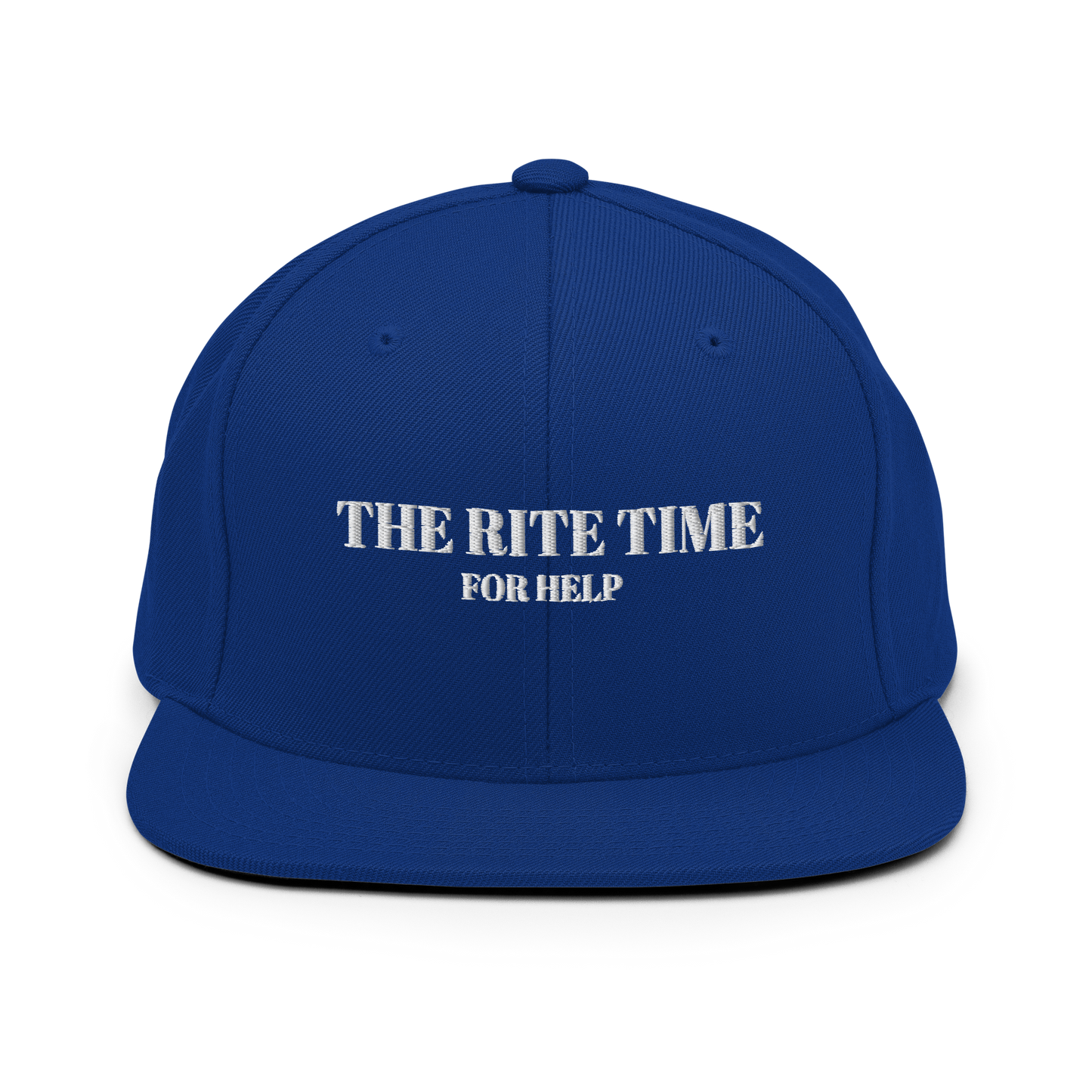 Snapback Hat The Rite Time For Help