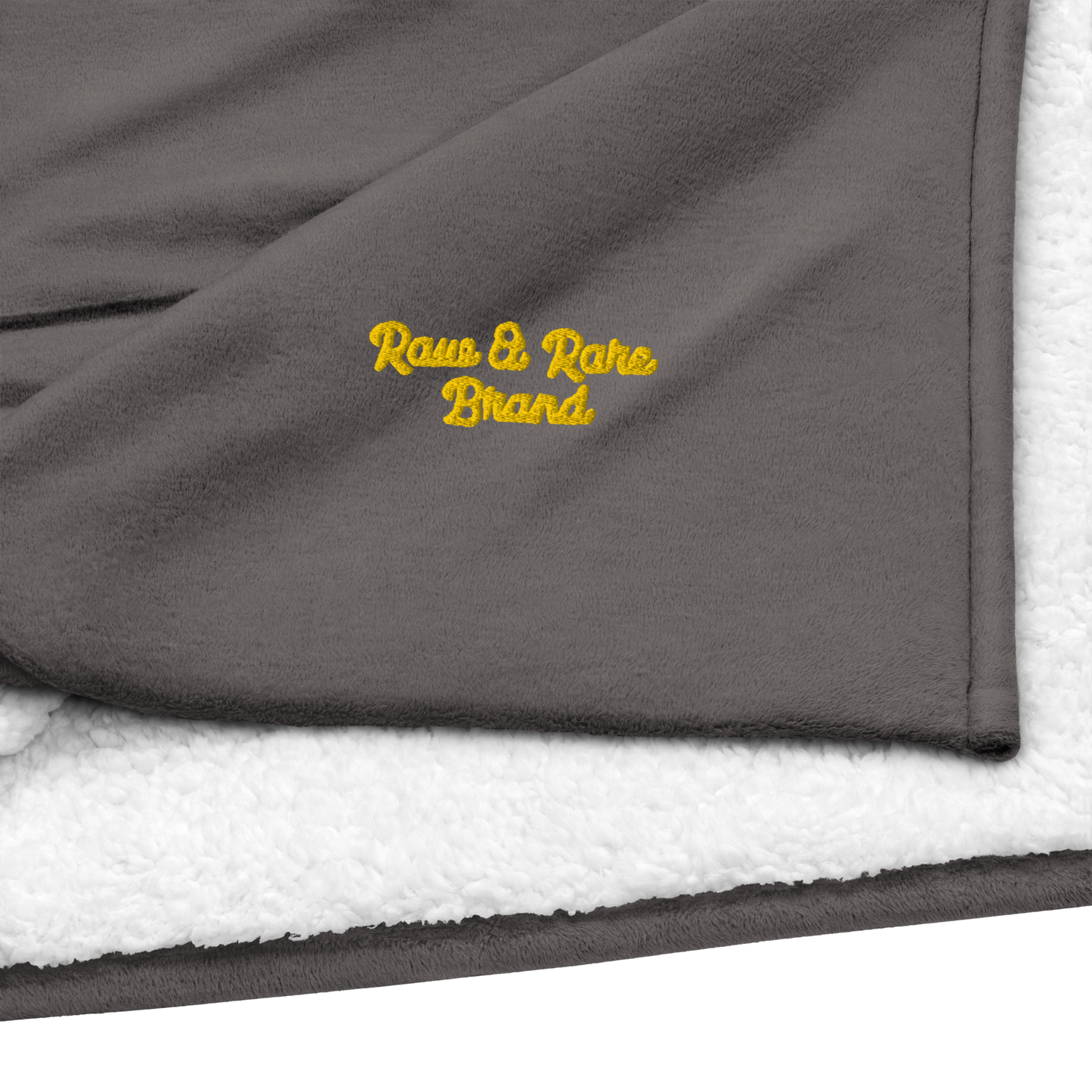 Raw & Rare Brand sherpa blanket
