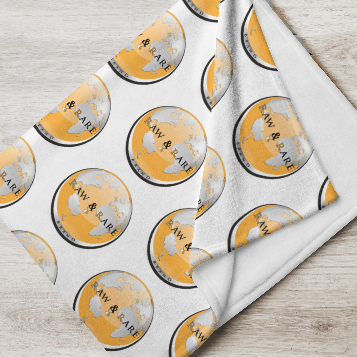 Raw & Rare Brand Throw Blanket
