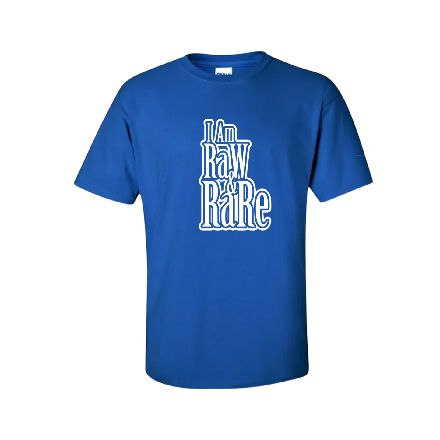 I Am Raw & Rare Blue Unisex T-Shirt