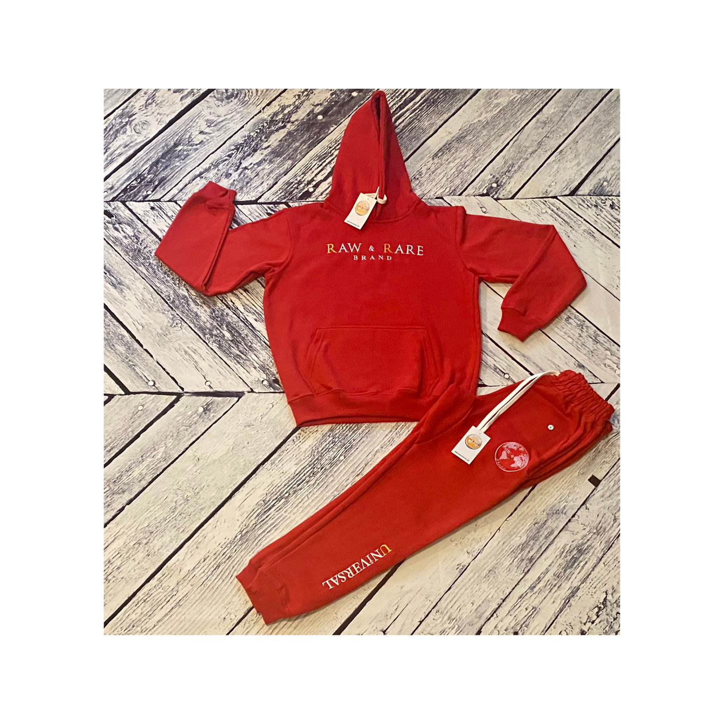 Raw & Rare Brand Jogger Set