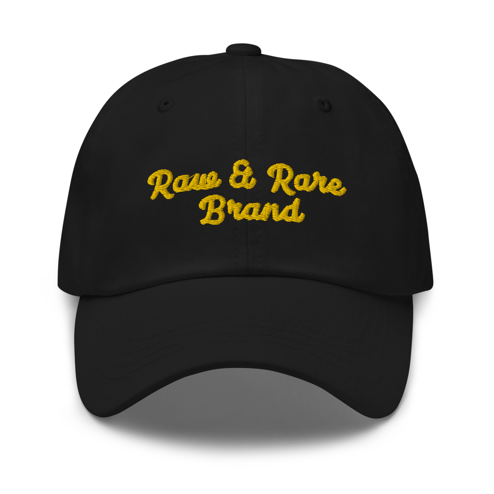 Raw & Rare Brand Cursive Dad Hat