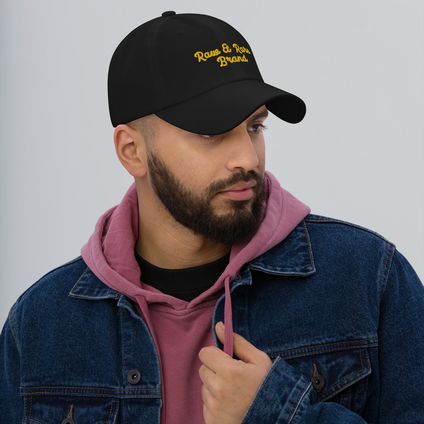 Raw & Rare Brand Cursive Dad Hat