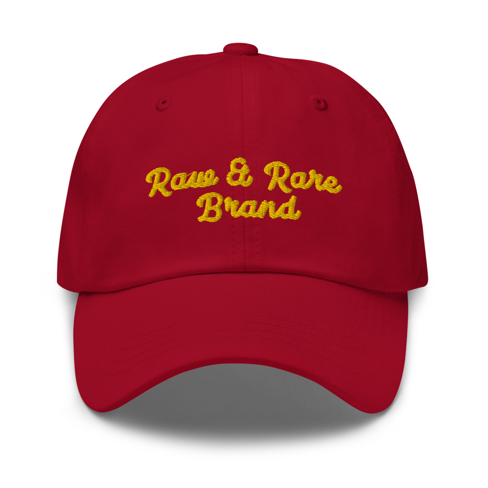 Raw & Rare Brand Cursive Dad Hat