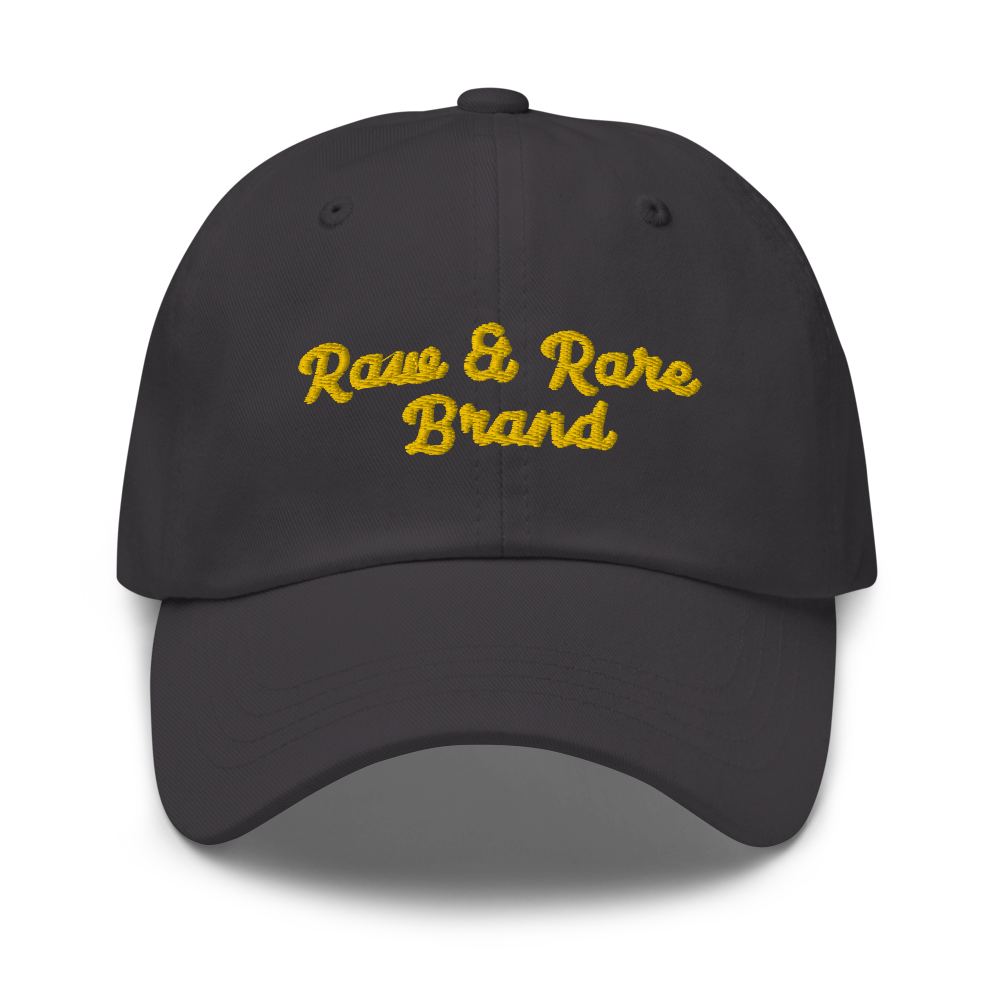 Raw & Rare Brand Cursive Dad Hat