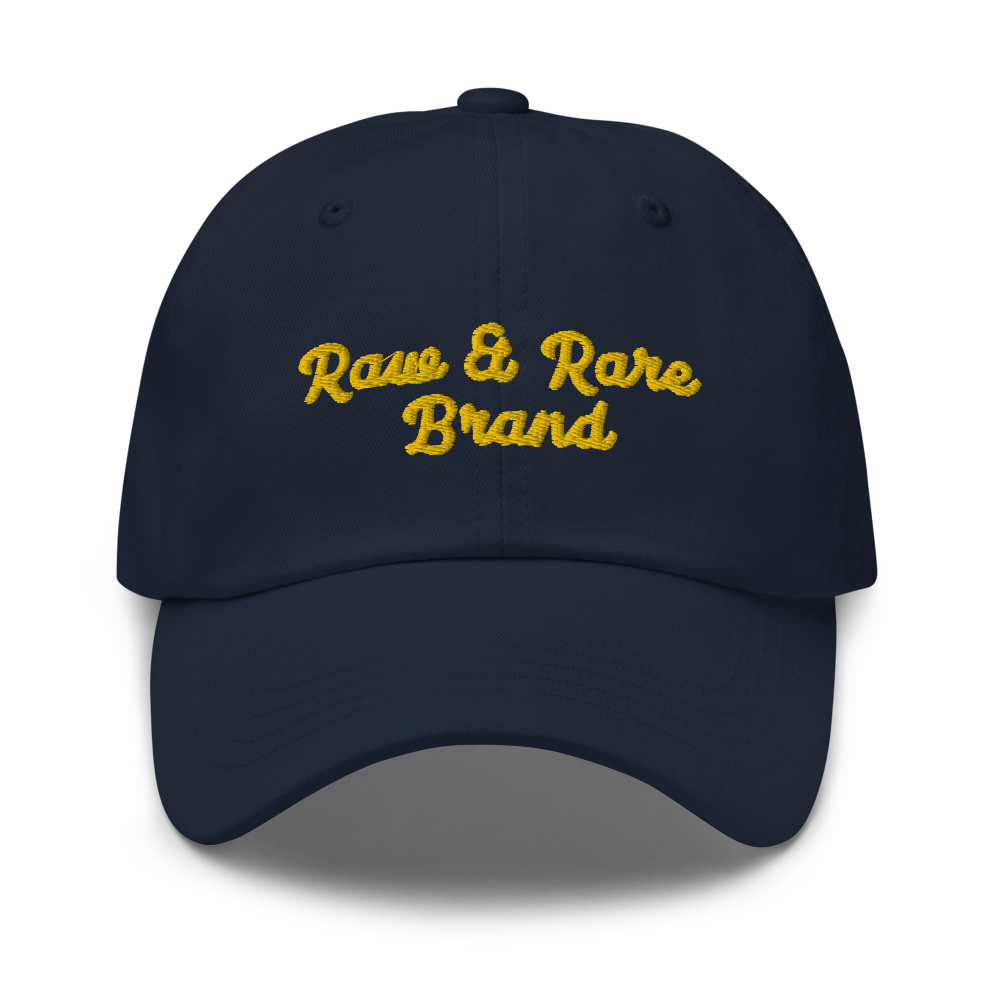 Raw & Rare Brand Cursive Dad Hat