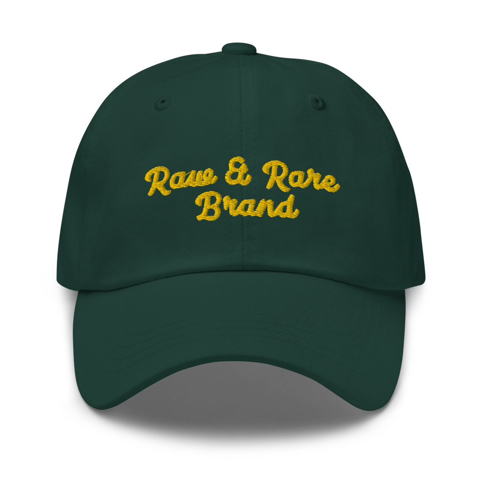 Raw & Rare Brand Cursive Dad Hat