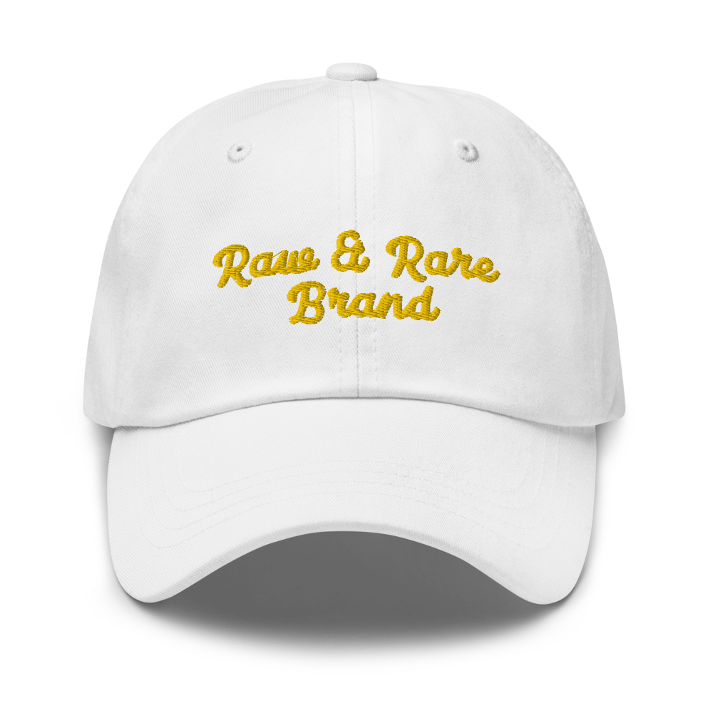 Raw & Rare Brand Cursive Dad Hat