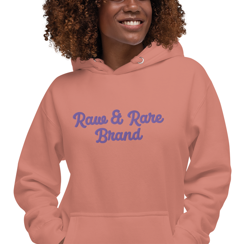 Raw & Rare Brand Ladies Cursive Hoodie