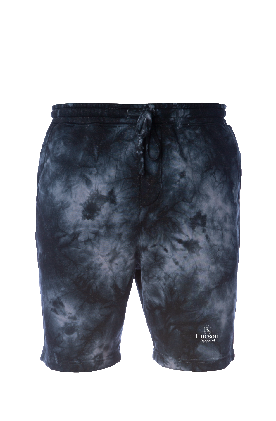 L'ucson Apparel Tie Dye Fleece Shorts