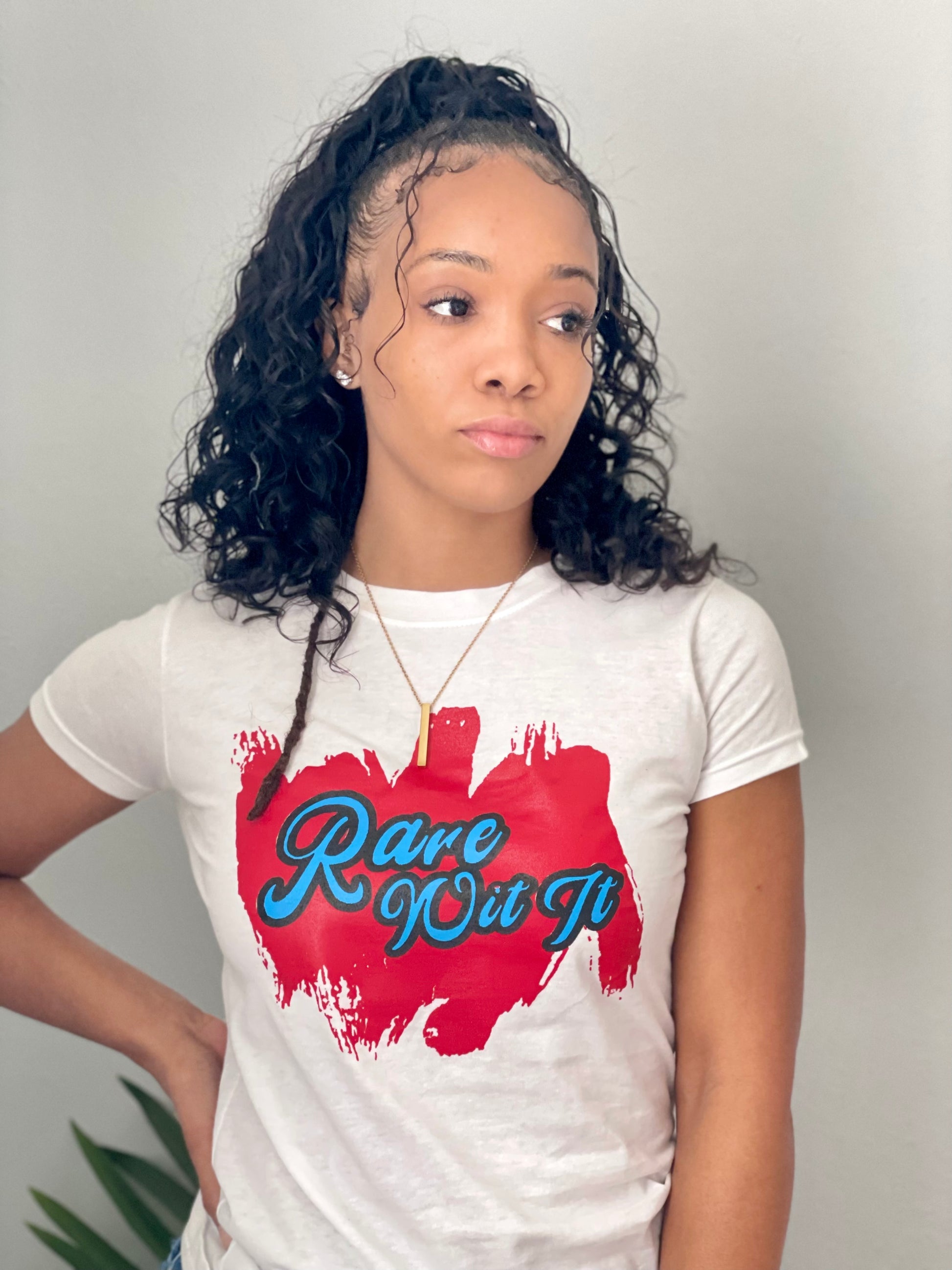 Rare Wit It Ladies TEE