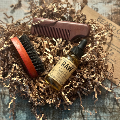 Raw By Nature Woodsy & Spice Beard Oil Bundle