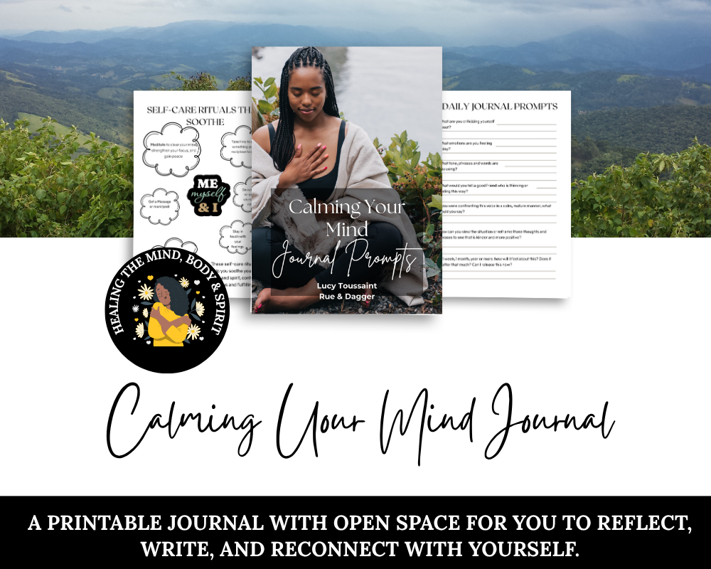 Calming Your Mind Journal