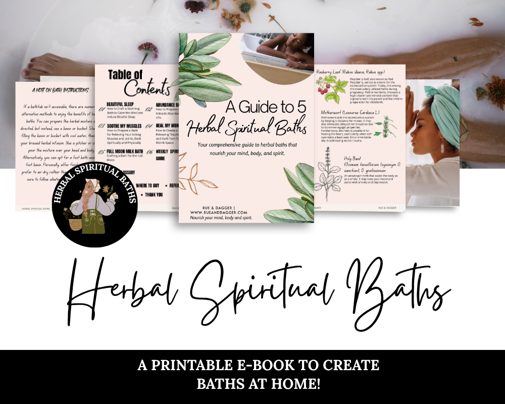 A Guide to 5 Herbal Spiritual Baths eBook