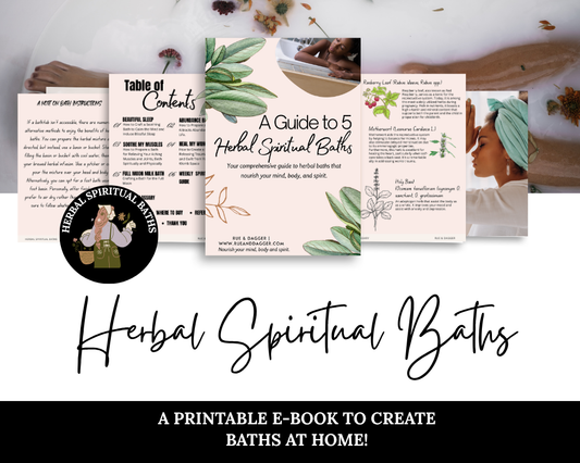 A Guide to 5 Herbal Spiritual Baths eBook