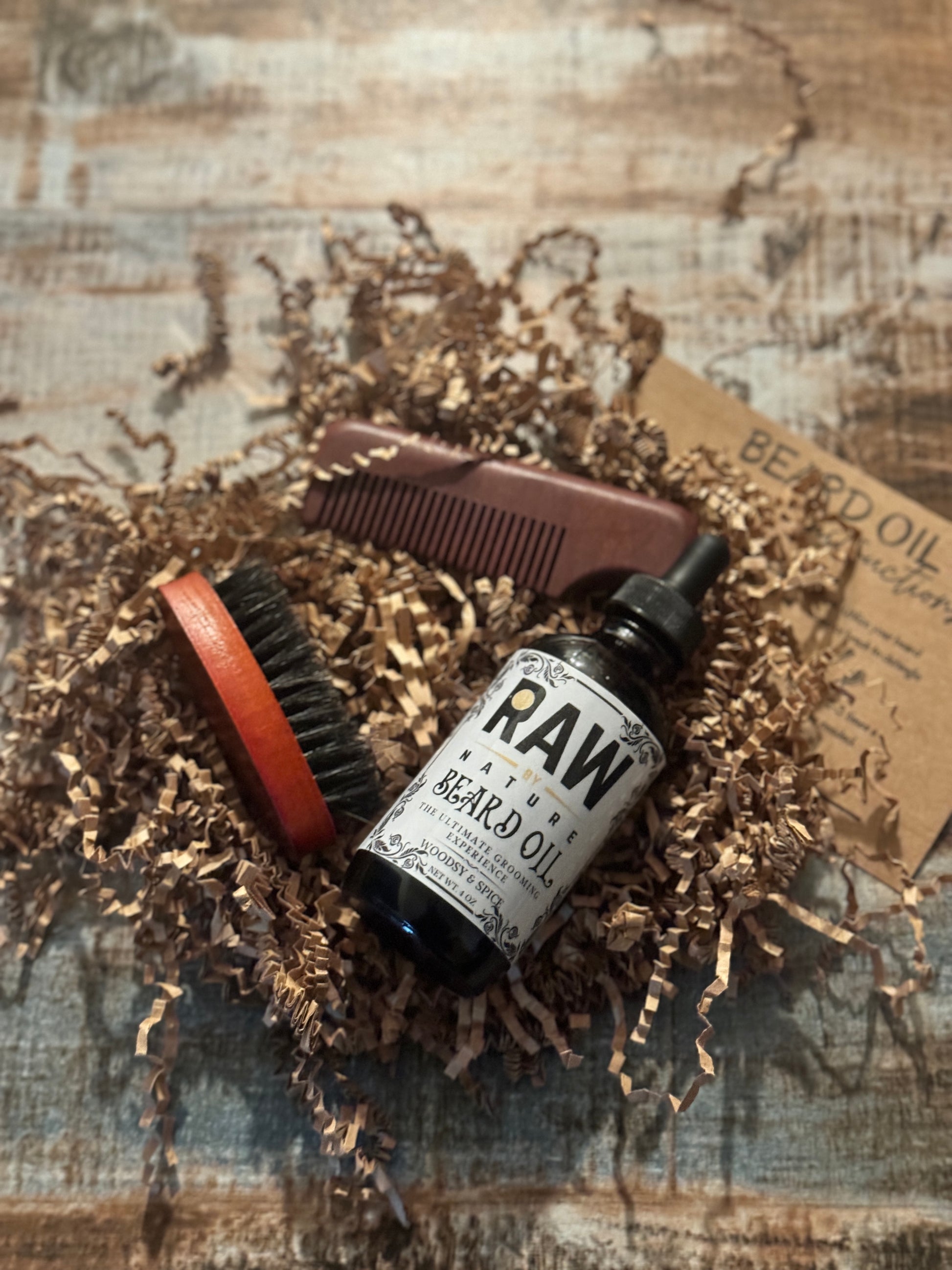 Raw By Nature Woodsy & Spice Beard Oil Bundle