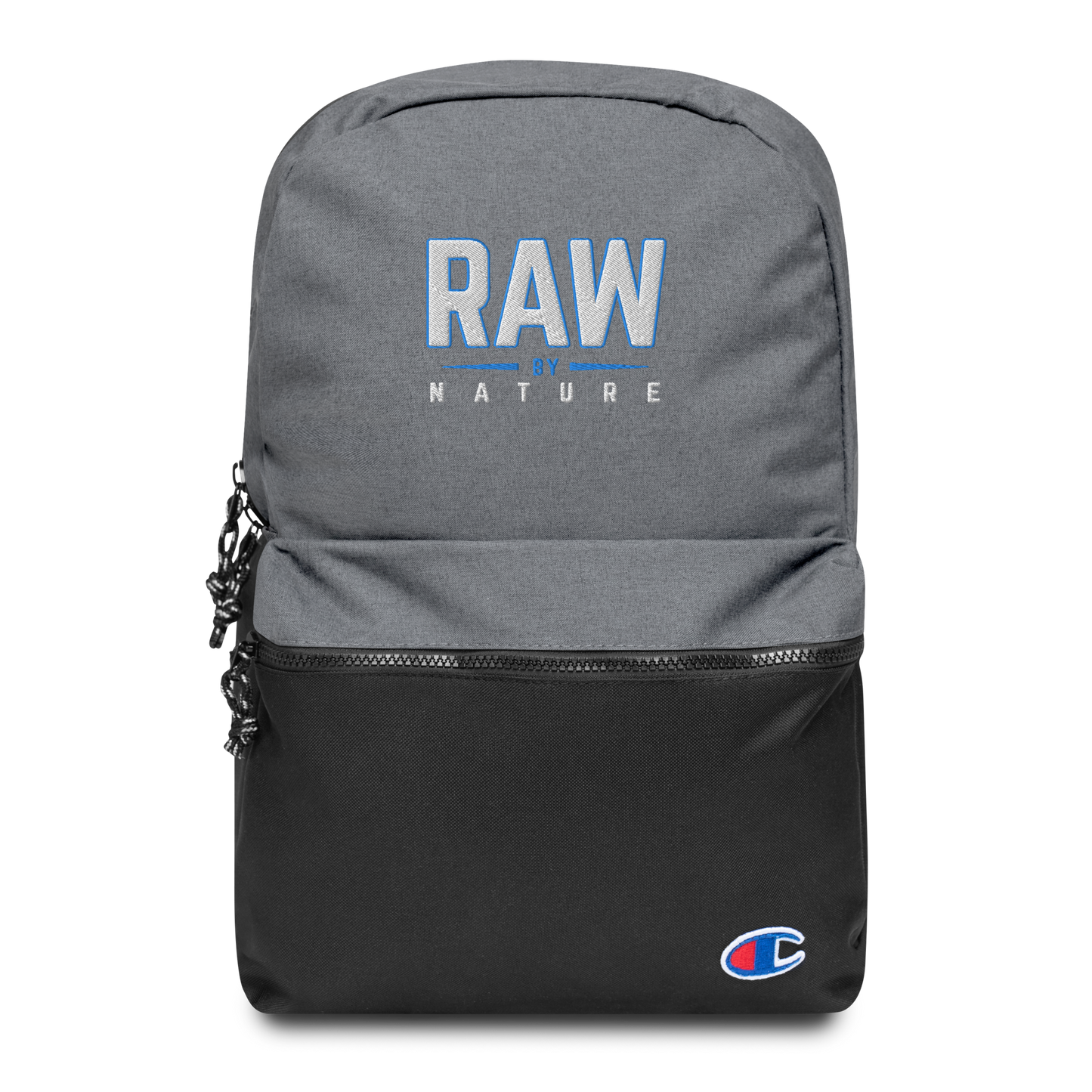 Raw By Nature Embroidered Champion Backpack