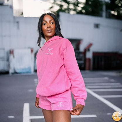 Rare By Nature Hoodie & Drawstring Short Set
