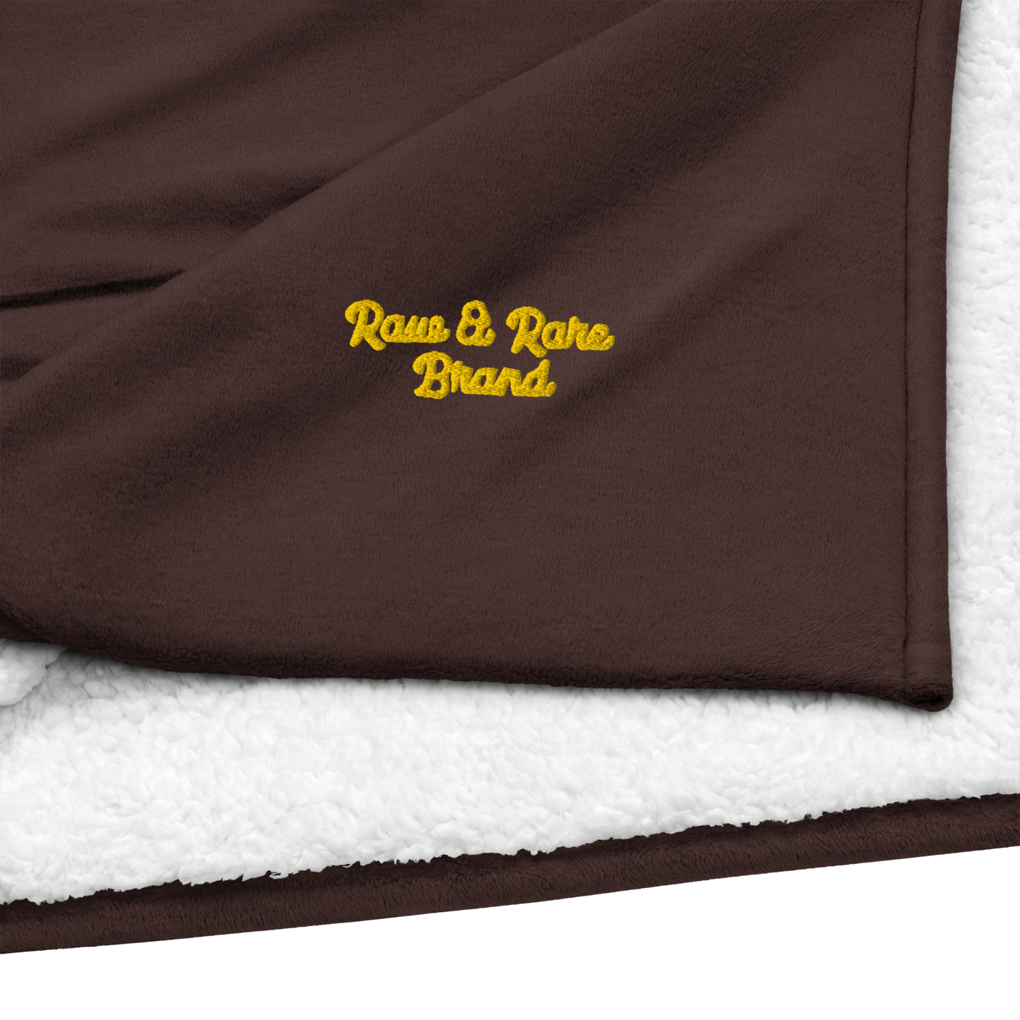Raw & Rare Brand  sherpa blanket