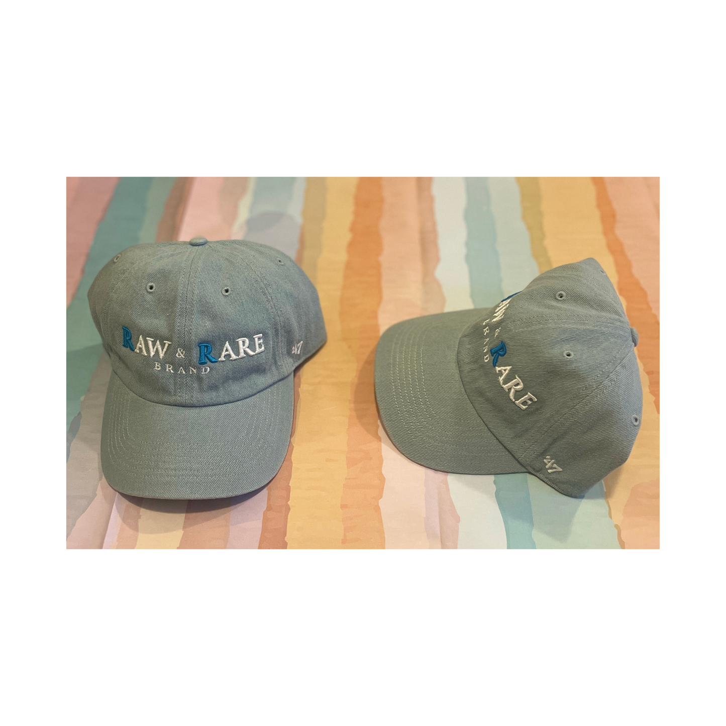 Raw & Rare Brand denim dad hat