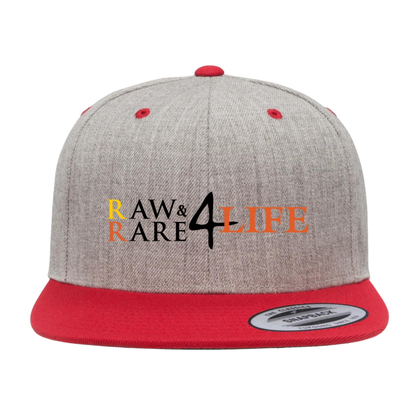 Raw & Rare 4 Life 2 Tone Snapback Hat