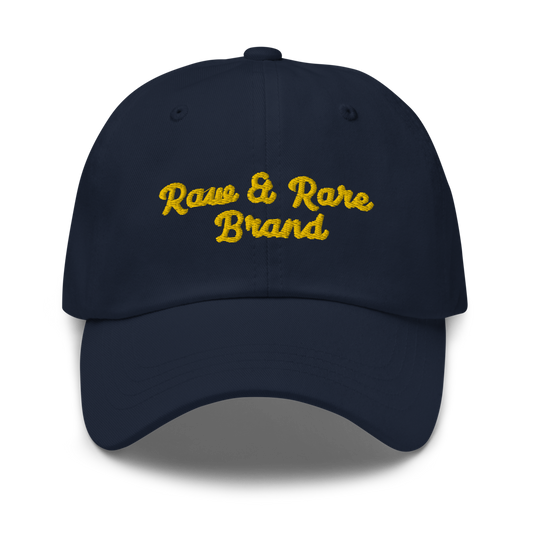 Raw & Rare Brand Cursive Dad Hat