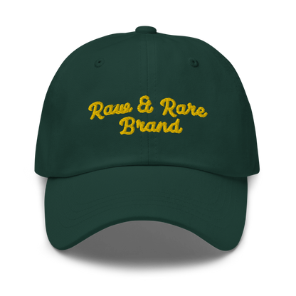 Raw & Rare Brand Cursive Dad Hat