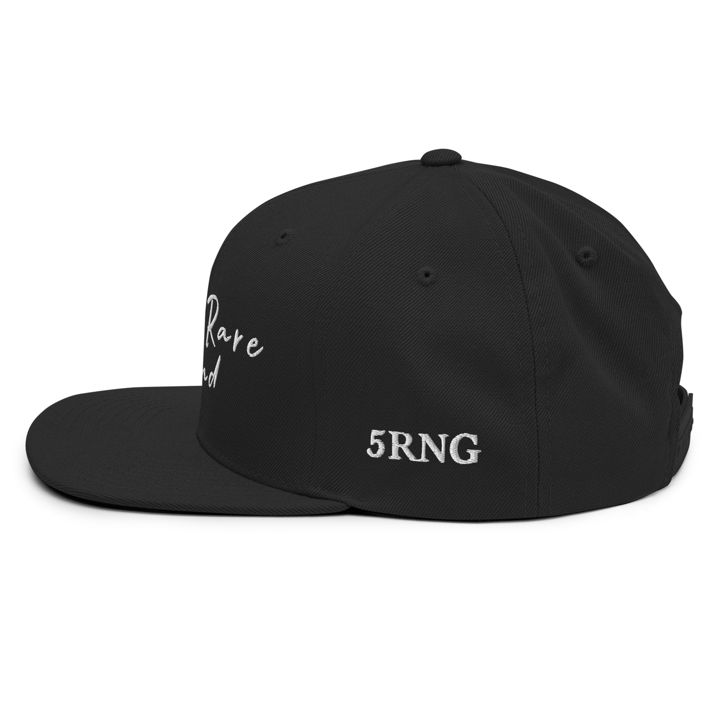 Raw & Rare Brand Script Snapback Hat