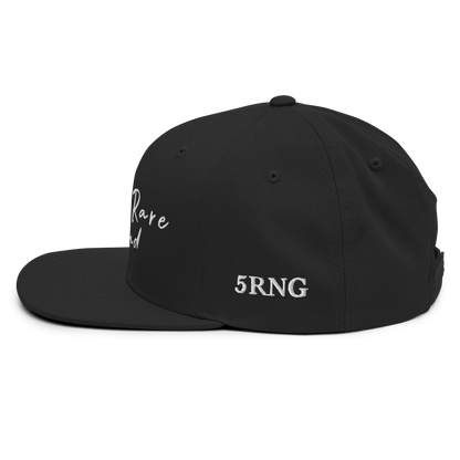 Raw & Rare Brand Script Snapback Hat