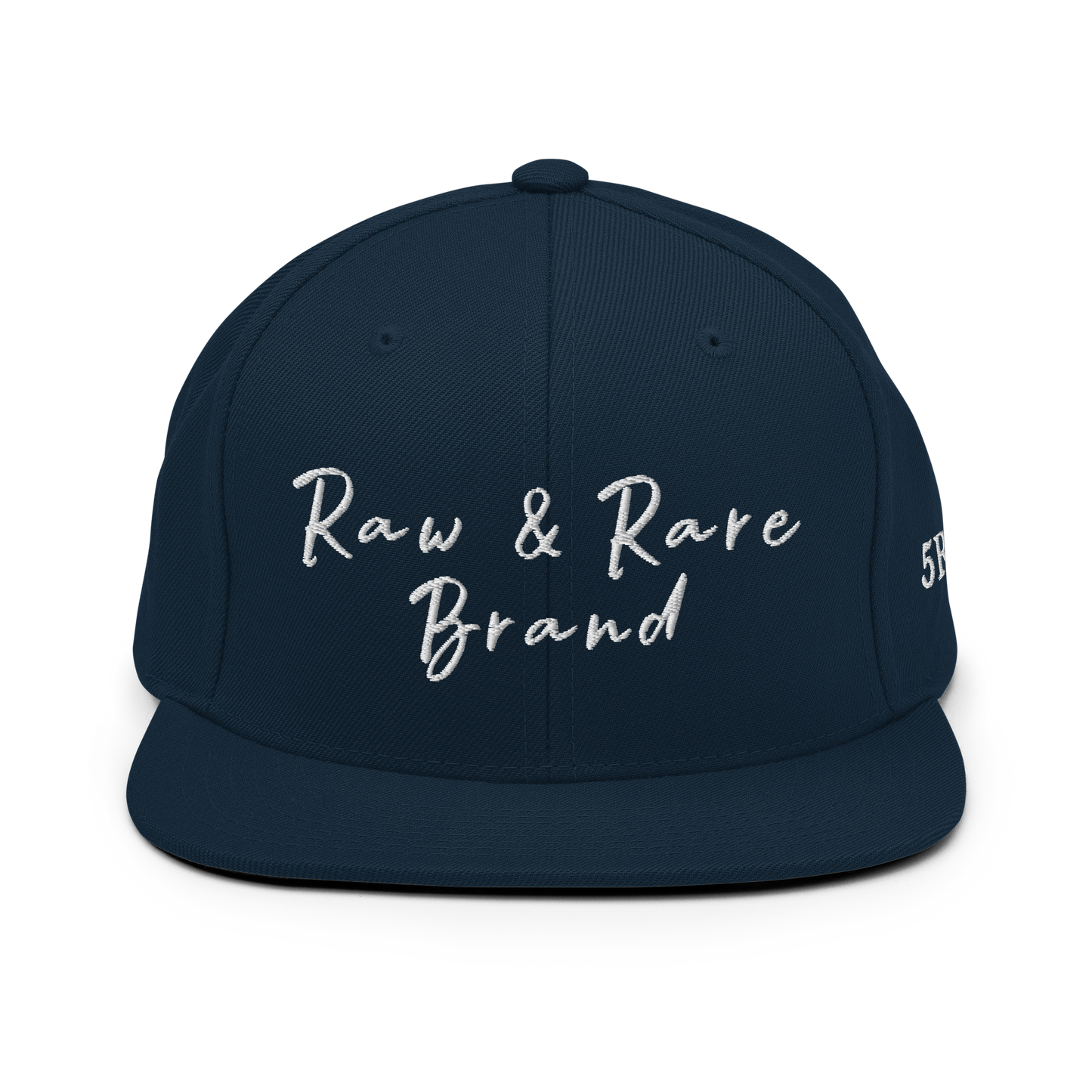 Raw & Rare Brand Script Snapback Hat