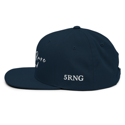 Raw & Rare Brand Script Snapback Hat