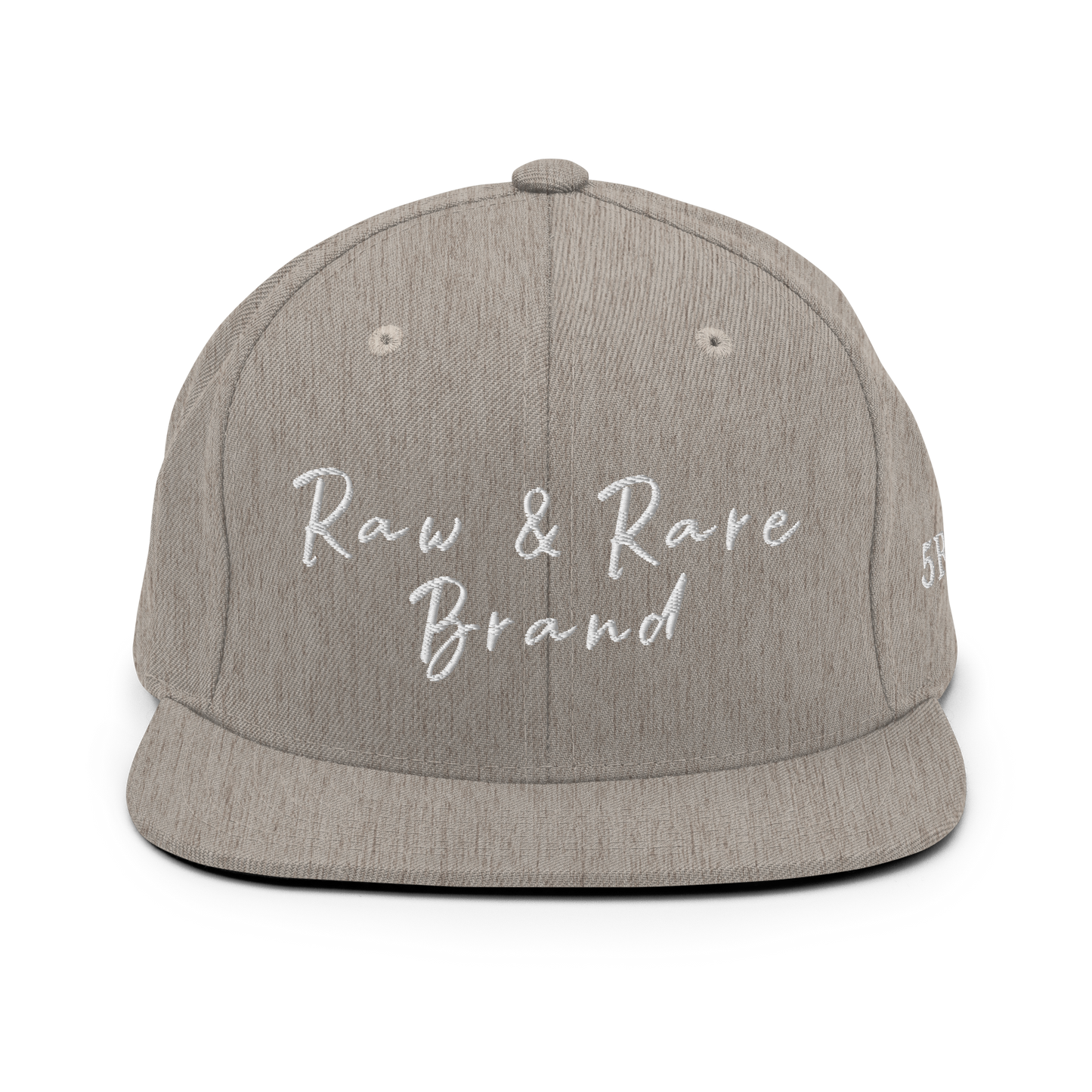 Raw & Rare Brand Script Snapback Hat