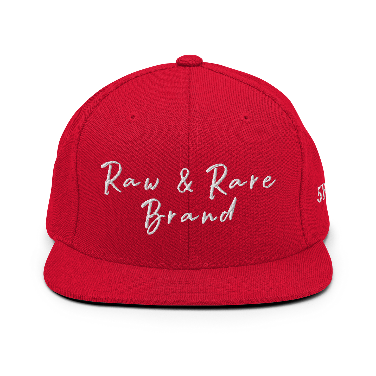 Raw & Rare Brand Script Snapback Hat