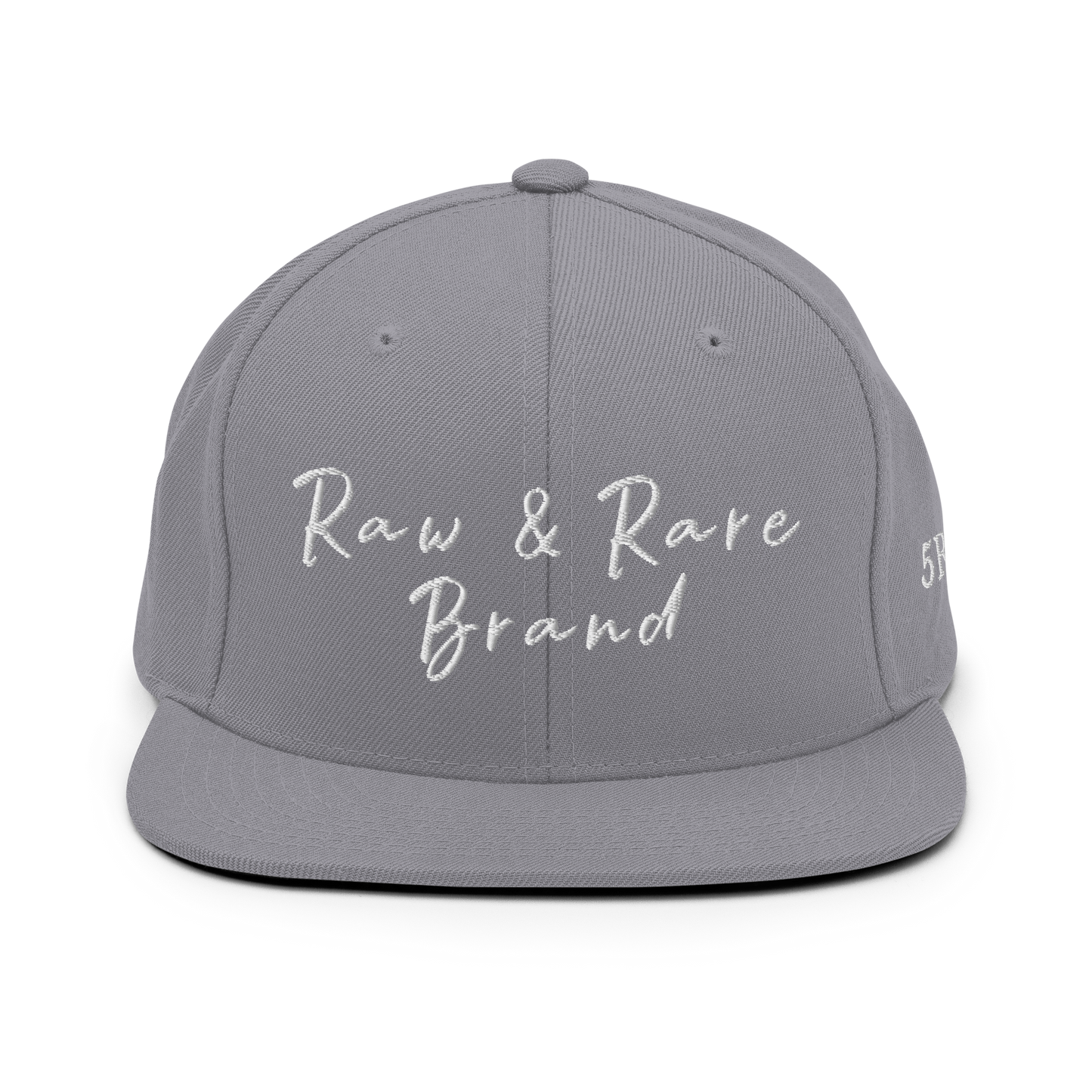 Raw & Rare Brand Script Snapback Hat