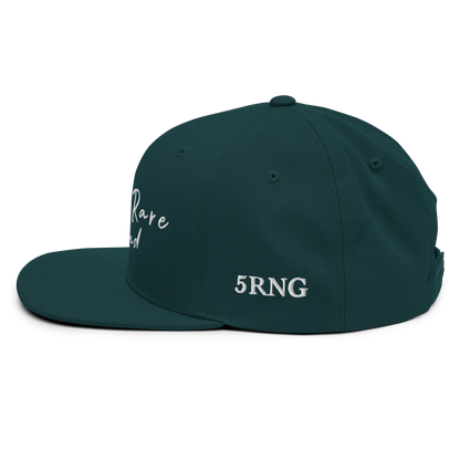 Raw & Rare Brand Script Snapback Hat