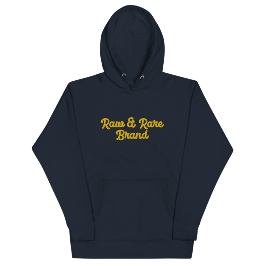 Raw & Rare Brand Cursive Hoodie